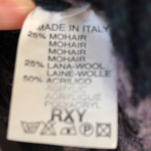 Purple Mohair and Wool mix Sweater Vest - Picture 4 of 6